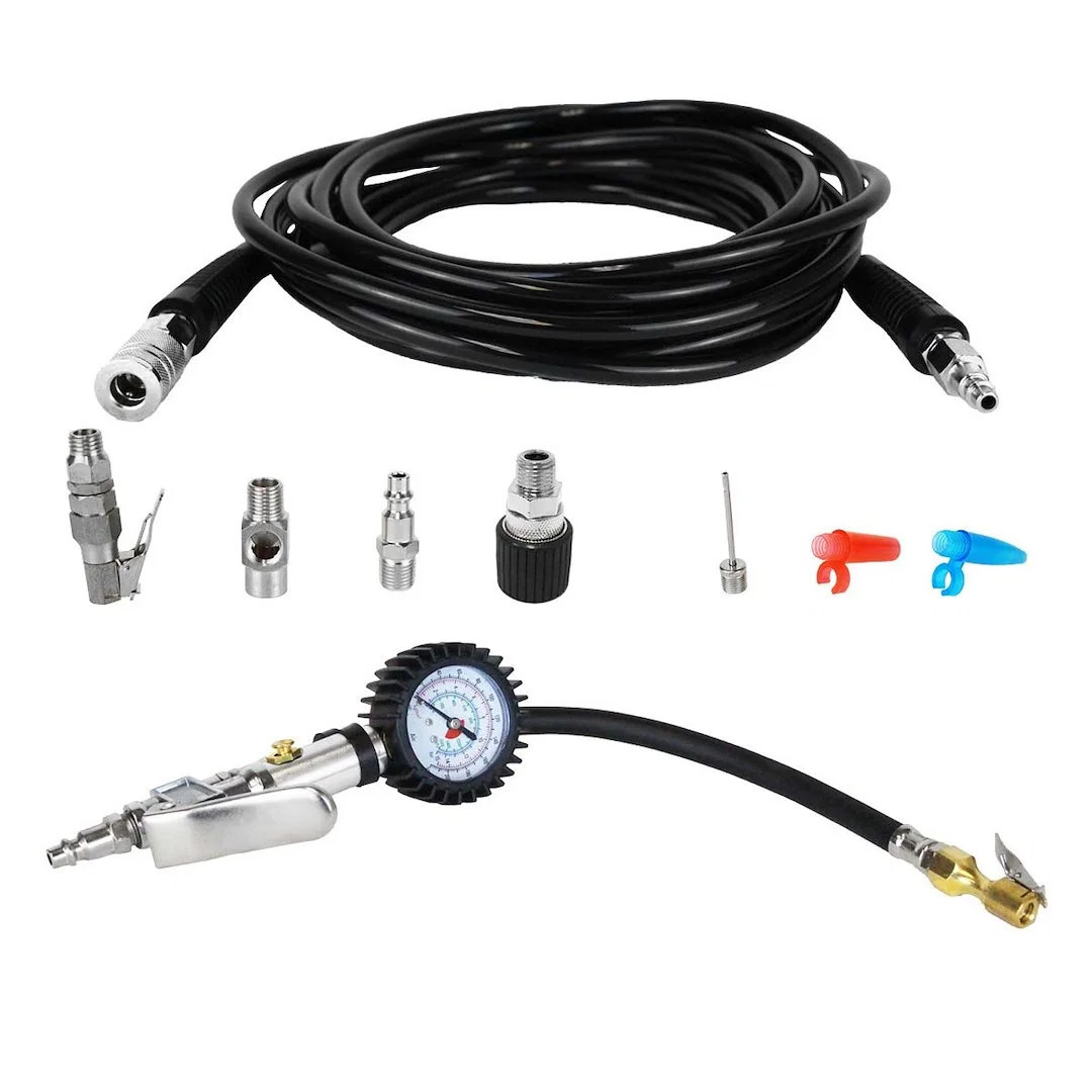 12099920 – OVERLAND VCL Air Compressor Tire Inflation Tool Kit, With 20 Foot Non-Kink Air Line/ Quick Connect Fitting...
